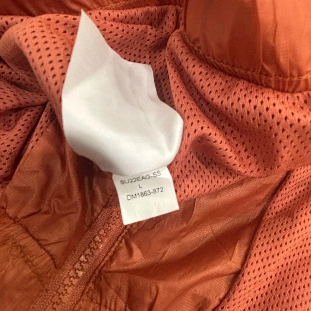 Jordan 23 Engineered Mens‎ Full Zip Lightweight Jacket Orange DM1863-872 Size L